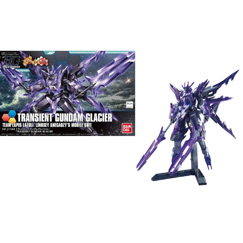 GUNDAM - Model Kit - HG 1/144 - Transient Gundam Glacier - 13 CM GUNDAM - Model Kit - HG 1/144 - Transient Gundam Glacier - 13 CM