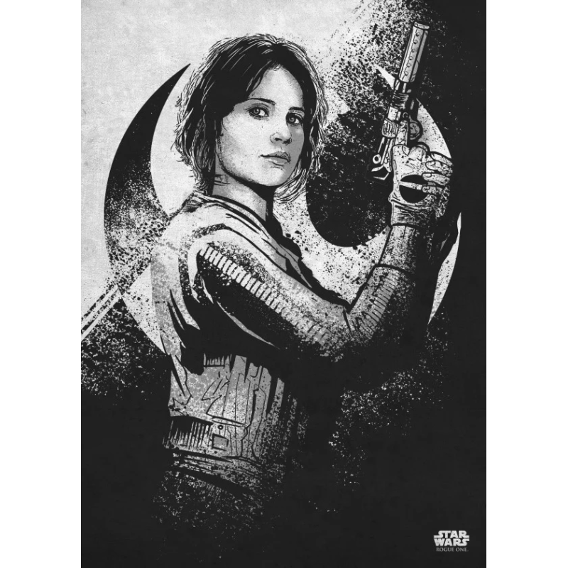 ROGUE ONE MORALITY - Magnetic Metal Poster 45x32 - Jyn ROGUE ONE MORALITY - Magnetic Metal Poster 45x32 - Jyn