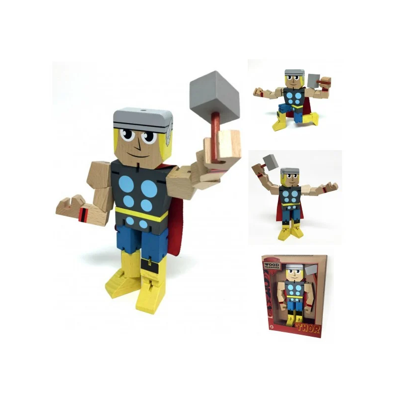 MARVEL - Wooden Figure - Thor - 20Cm MARVEL - Wooden Figure - Thor - 20Cm