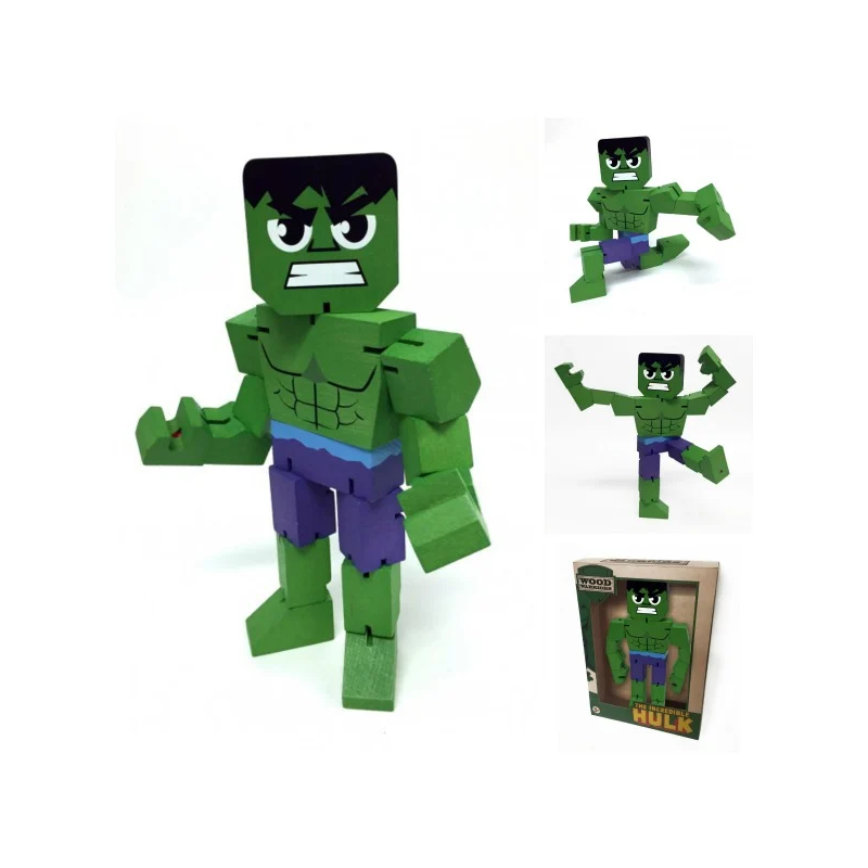 MARVEL - Wooden Figure - Hulk - 20Cm MARVEL - Wooden Figure - Hulk - 20Cm