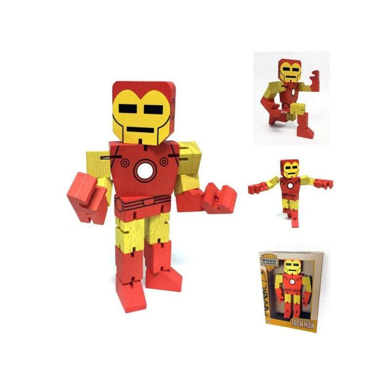 MARVEL - Wooden Figure - Iron Man - 20Cm MARVEL - Wooden Figure - Iron Man - 20Cm