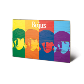 THE BEATLES - Pop Art - Impression sur bois 40x59cm