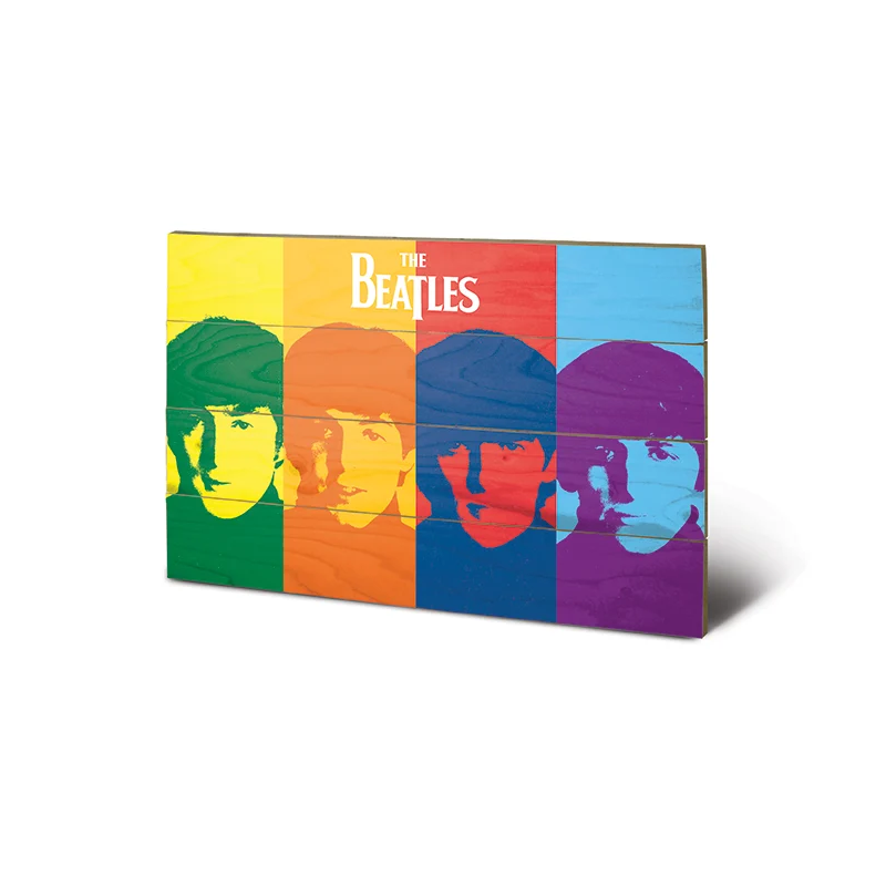 THE BEATLES - Pop Art - Impression sur bois 40x59cm THE BEATLES - Pop Art - Impression sur bois 40x59cm