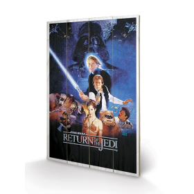 STAR WARS - Return of the Jedi - Impression sur bois 40x59cm