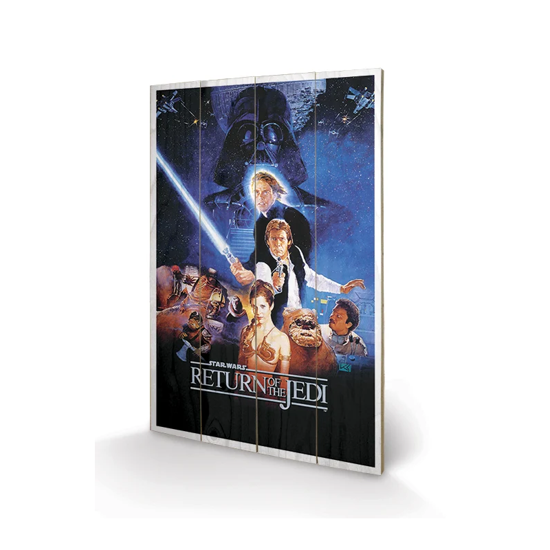 STAR WARS - Return of the Jedi - Impression sur bois 40x59cm STAR WARS - Return of the Jedi - Impression sur bois 40x59cm