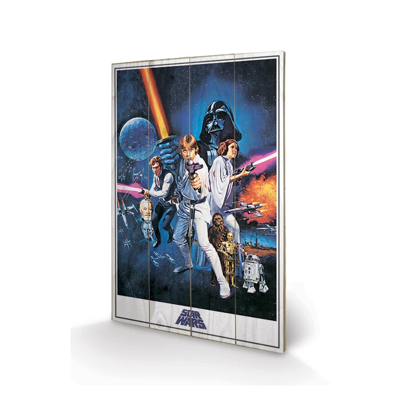 STAR WARS - A New Hope - Impression sur bois 40x59cm STAR WARS - A New Hope - Impression sur bois 40x59cm