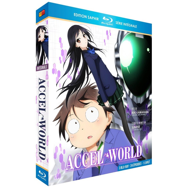ACCEL WORLD - Intégrale + OAV - Coffret Blu-Ray+Livret - Edit. Saphir ACCEL WORLD - Intégrale + OAV - Coffret Blu-Ray+Livret - Edit. Saphir