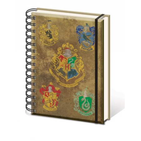 HARRY POTTER - Notebook A5 - Hogwarts Crest