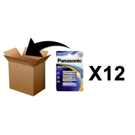 PANASONIC - Piles Alcaline Evolta AAA-LR03 X 4 - Boite de 12 Pack