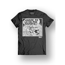 ASTERIX & OBELIX - T-Shirt - Jamais de la Vie - Black (S)