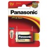 PANASONIC - Piles Alcaline Pro Power 9V-6LR61 X 1