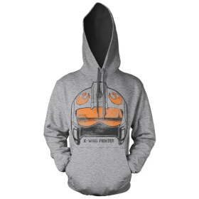 STAR WARS - Sweatshirt X-Wing Fighter Helmet - H.Grey (S)