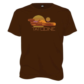 STAR WARS - T-Shirt Tatooine - Brown (L)