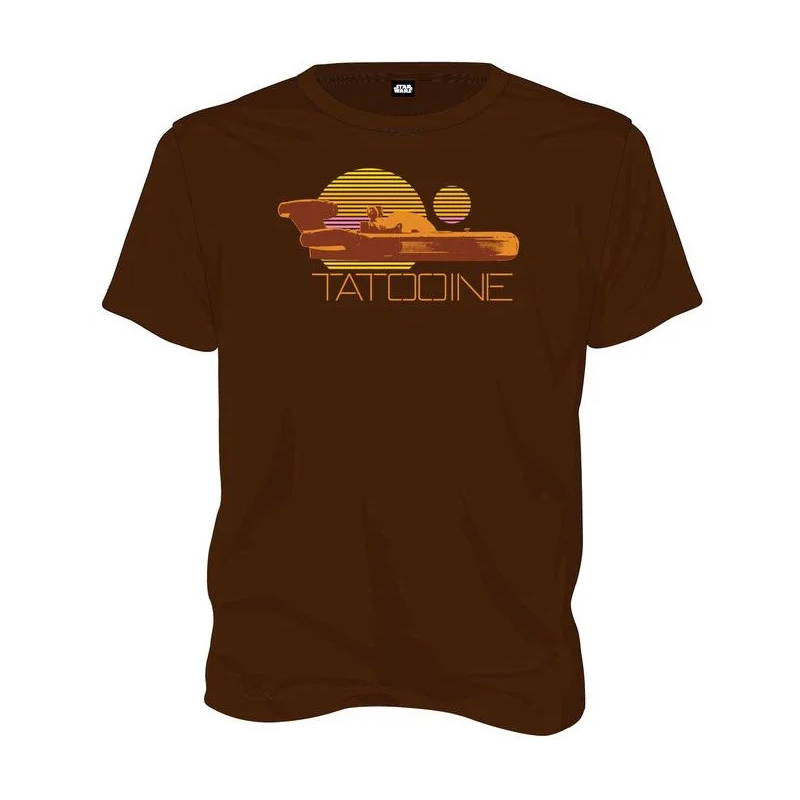 STAR WARS - T-Shirt Tatooine - Brown (L) STAR WARS - T-Shirt Tatooine - Brown (L)