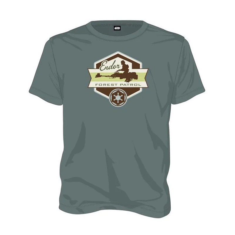 STAR WARS - T-Shirt Forest Patrol - Green (M) STAR WARS - T-Shirt Forest Patrol - Green (M)