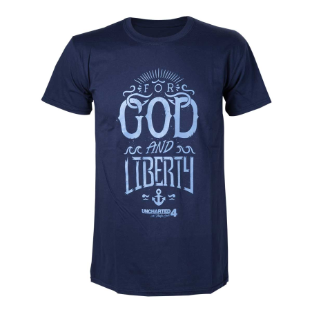 UNCHARTED 4 - T-Shirt For God and Liberty (XXL)