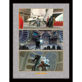 STAR WARS - Collector Print HQ 32X42 - Final Battle