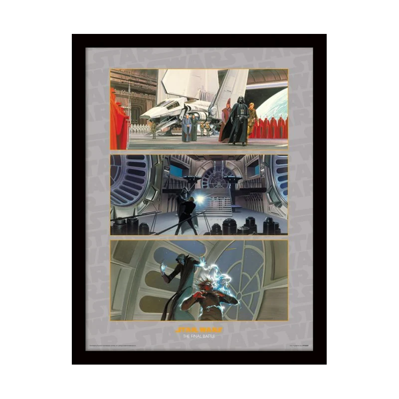 STAR WARS - Collector Print HQ 32X42 - Final Battle STAR WARS - Collector Print HQ 32X42 - Final Battle