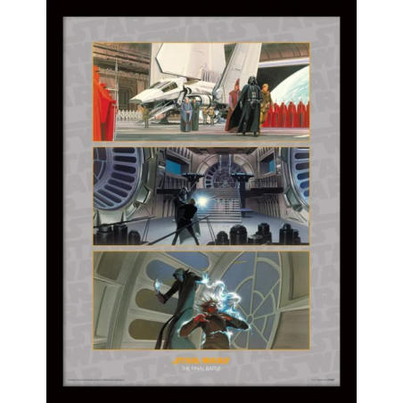 STAR WARS - Collector Print HQ 32X42 - Final Battle