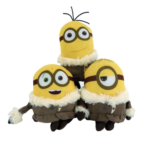 MINIONS - Plush 15 cm - ICE VILLAGE - Pack de 3