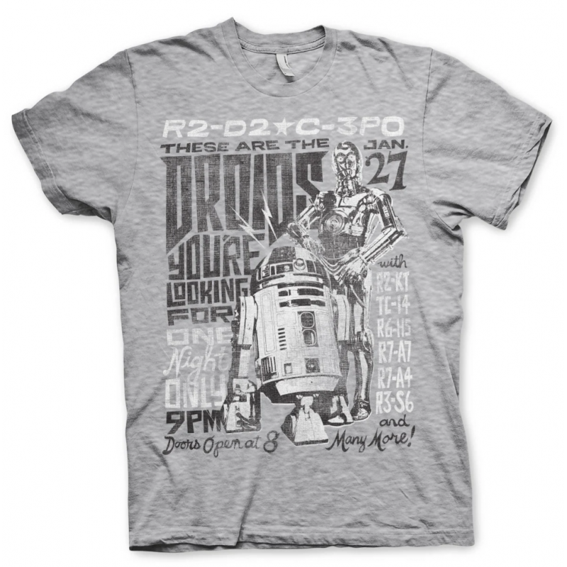 STAR WARS 7 - T-Shirt Droids Night (XL) STAR WARS 7 - T-Shirt Droids Night (XL)