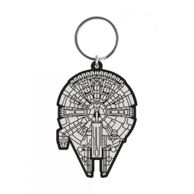 STAR WARS - Porte-Clés Caoutchouc - Millenium Falcon 6 Cm