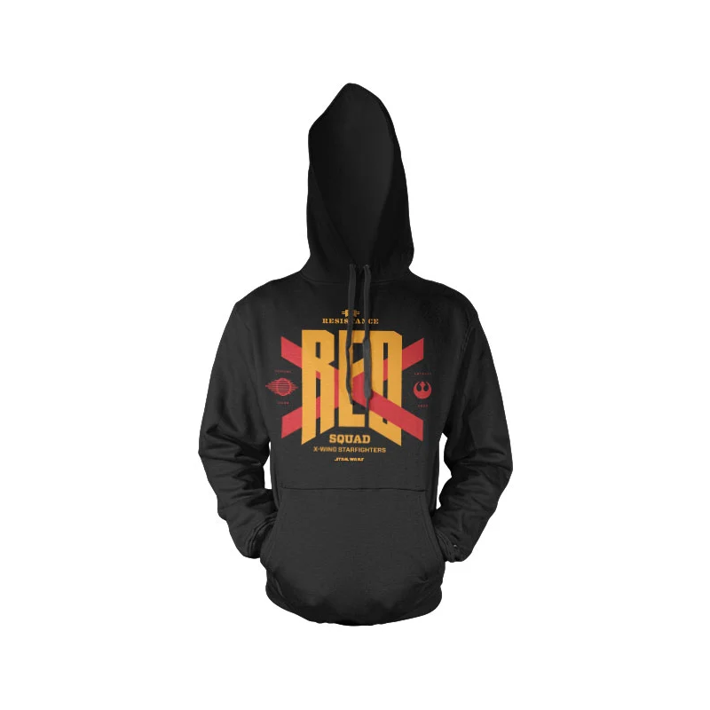 STAR WARS 7 - Sweatshirt Red Squad Hoodies - Black (S) STAR WARS 7 - Sweatshirt Red Squad Hoodies - Black (S)