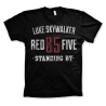 STAR WARS - T-Shirt Luke Skywalker Red 5 Standing - Black (L)