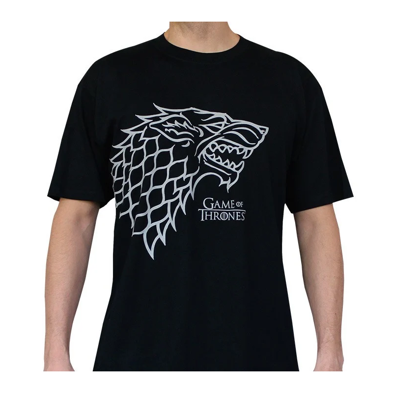 GAME OF THRONES - T-Shirt Stark Homme (S) GAME OF THRONES - T-Shirt Stark Homme (S)