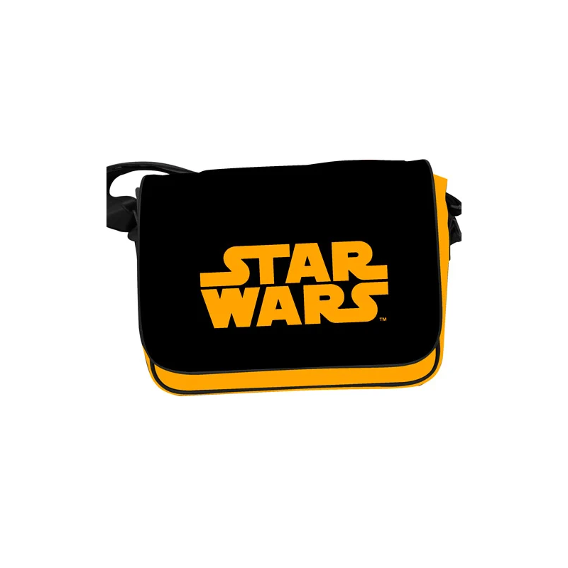 STAR WARS - Messenger Bag W/Flap - ORANGE LOGO STAR WARS - Messenger Bag W/Flap - ORANGE LOGO