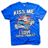 SUPERMAN - T-Shirt Kiss Me I Have Super Powers - Blue (XXL)