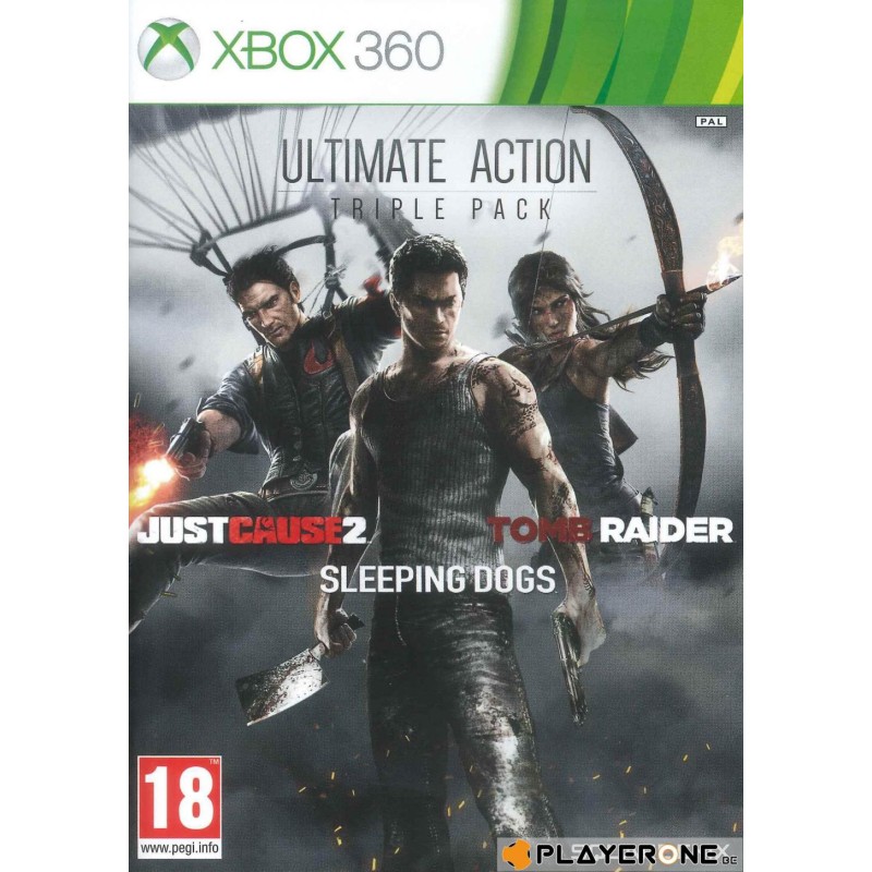 ULTIMATE ACTION Triple Pack (JC2 + Tomb Raider + Sleeping Dogs) ULTIMATE ACTION Triple Pack (JC2 + Tomb Raider + Sleeping Dogs)