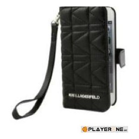 KARL LAGERFELD - Folio Case Logo Metal Black (Galaxy S5)