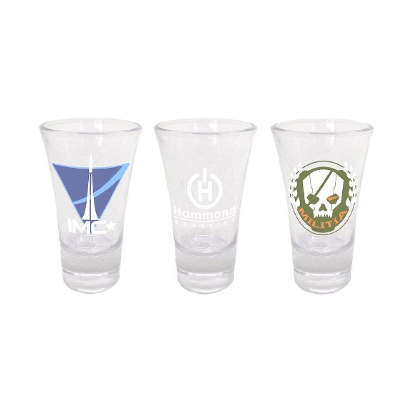TITAN FALL - Shotglasses - SET OF 3 TITAN FALL - Shotglasses - SET OF 3