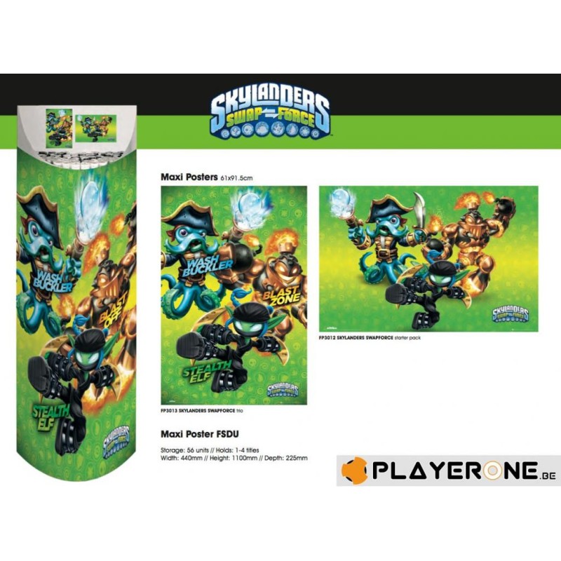SWAP FORCE - Meuble Carton 56 Posters (61X91) : 28 X Trio 28 X Starter SWAP FORCE - Meuble Carton 56 Posters (61X91) : 28 X Trio 28 X Starter
