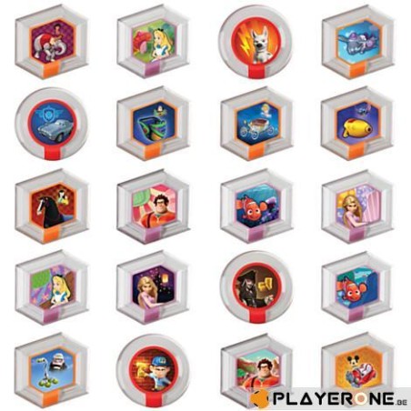 DISNEY INFINITY - 2-Power Disks Pack WAVE 1 (BOX 48 Pces)
