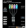PDP - Afterglow - Cable HDMI Quadriple 1.80 M - GREEN/ORAN./PURP./BLUE