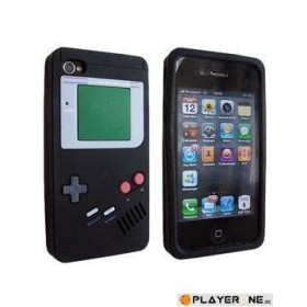 BUMPER - Housse GAME BOY IPhone 4 - Noir