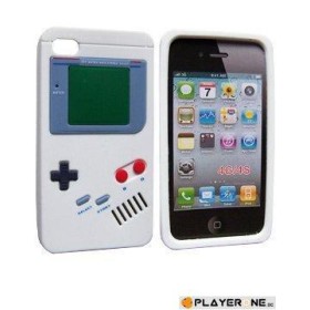 BUMPER - Housse GAME BOY IPhone 4 - Gris