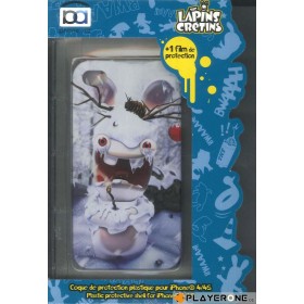 LAPINS CRETINS - Coque Iphone 4/4S : Chrismas