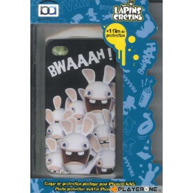 LAPINS CRETINS - Coque Iphone 4/4S : Bwaaah