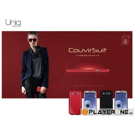 UNIQ - Galaxy S3 - COUVIRSUIT - Charged Cherry (Pink)