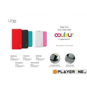 UNIQ - Iphone 5 - Lissesuit Couleur - Groovy - Krizy Fuchsia - Pink