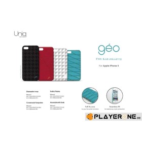 UNIQ - Iphone 5 - Couvirsuit Geo - Diamante Ivory White
