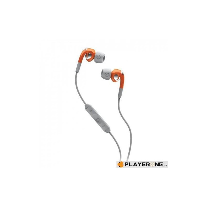 SKULLCANDY - FIX IN EAR Orange/Grey( With Mic + Shuffle Control ) SKULLCANDY - FIX IN EAR Orange/Grey( With Mic + Shuffle Control )