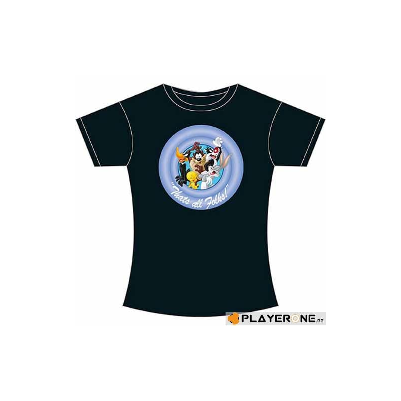 THAT'S ALL FOLKS - T-Shirt Femme (L) THAT'S ALL FOLKS - T-Shirt Femme (L)