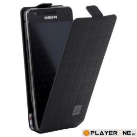 QUIKSILVER - Leather Case Black With Flag Galaxy SII