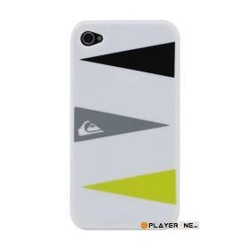 QUIKSILVER - Hard Case Iphone 4/4S : Graphic White Triple Layers