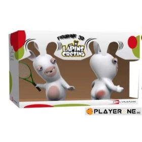 LAPINS CRETINS - Figurine 3D Lapin Tennis Double Pack ( 18 cm )