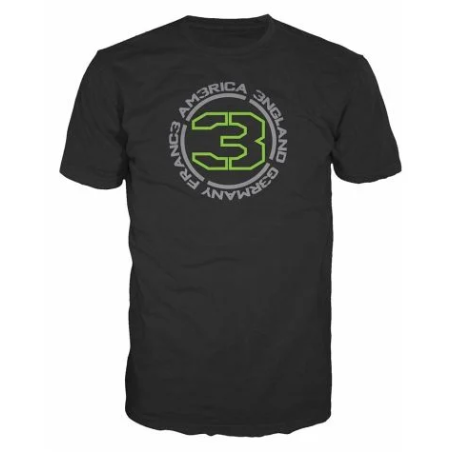 CALL OF DUTY MW3 - T-Shirt Black - COUNTRIES 3 (XXL)